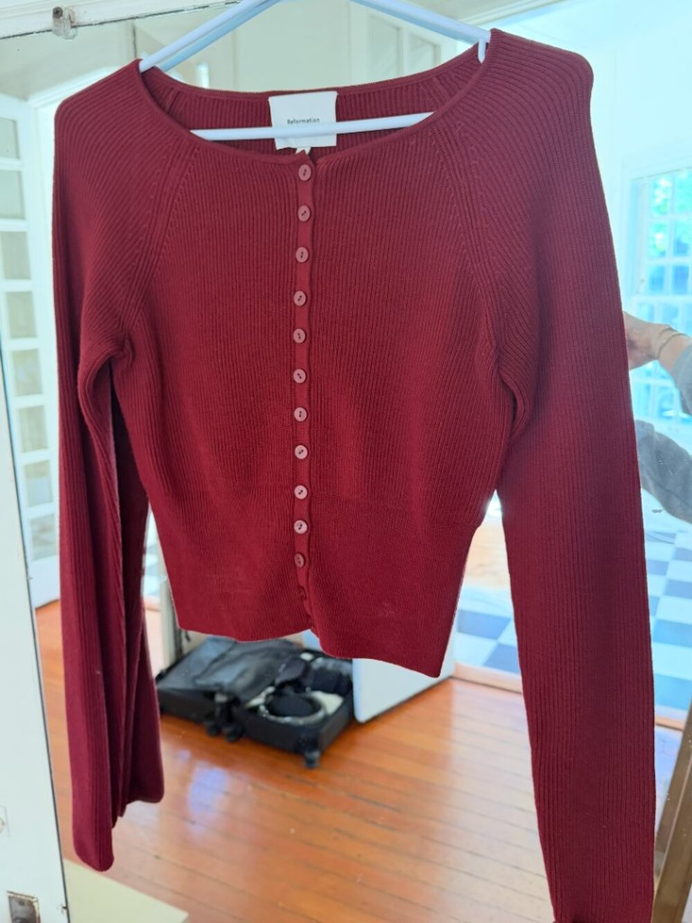 Reformation Meadow Regenerative Merino Cardigan